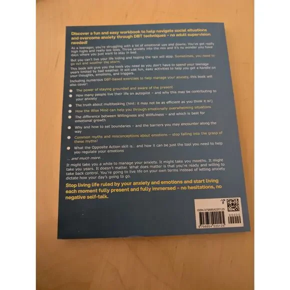 ❄️The Anxiety Conquering Workbook for Teens by Blake Cameron - Picture 2 of 2